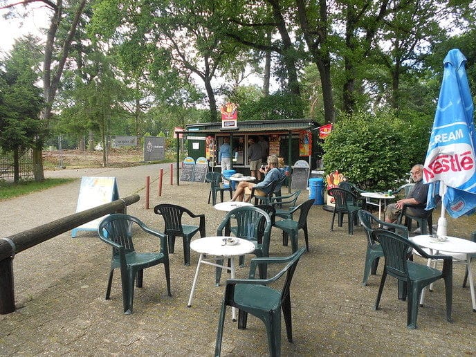 Natuurlijk ging de fiets richting de stuw