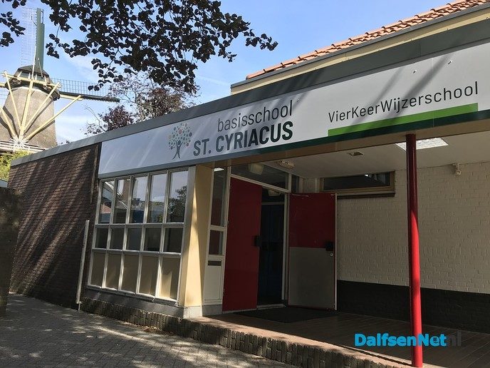 Cyriacusschool maakt nieuwe logo zichtbaar - Foto: Ingezonden foto