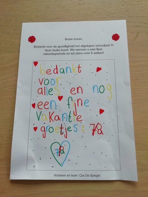 Buren in Ankum bedankt - Foto: Eigen geleverde foto