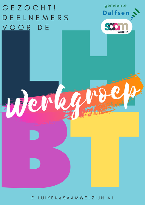 Sluit u zich aan bij de LHBT-werkgroep - Foto: Eigen geleverde foto