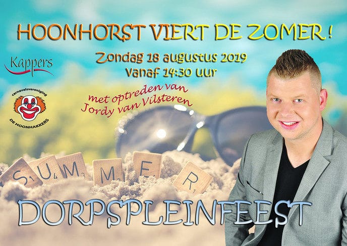 Jaarlijkse dorpspleinfeest Hoonhorst - Foto: Eigen geleverde foto