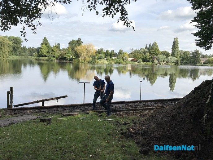 Nieuwe (vis)steiger Hulsterplas - Foto: Ingezonden foto