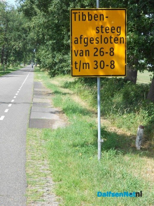 Wegafsluiting voor onderhoud