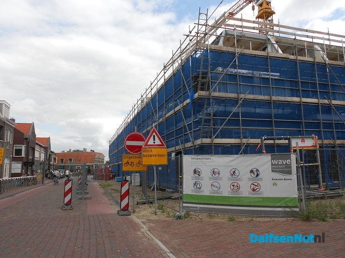 Bouwvakvakantie weer voorbij, weer werk aan het waterfront