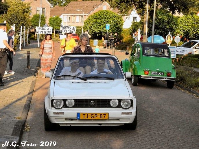 Oranjefeest Oudleusen, donderdag.