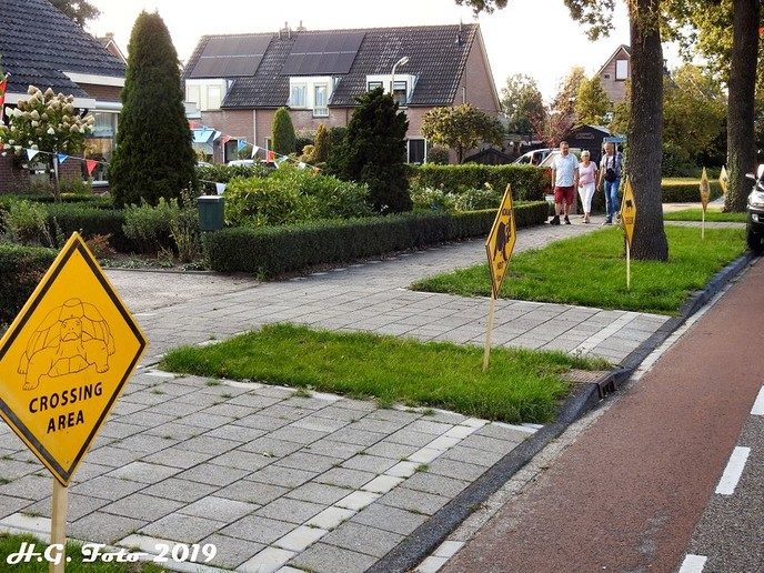 Oranjefeest Oudleusen, donderdag.