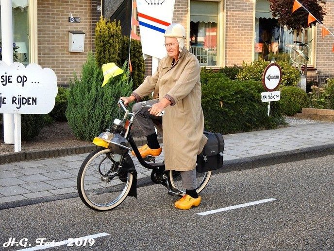 Oranjefeest Oudleusen, donderdag.