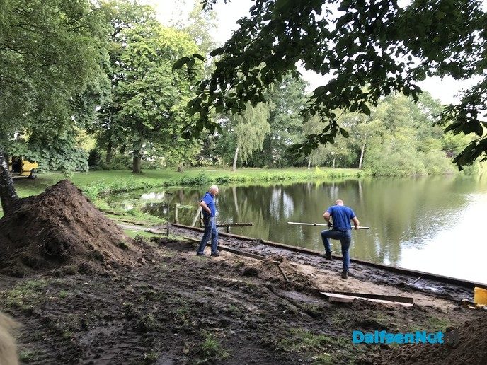 Nieuwe (vis)steiger Hulsterplas - Foto: Ingezonden foto