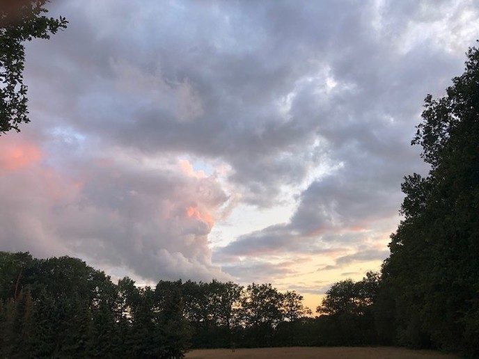 Tante Lidy in de wolken - Foto: Ingezonden foto