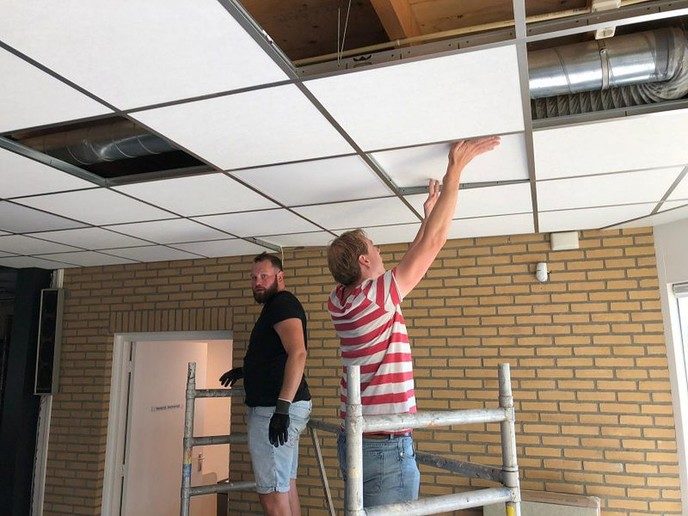 Sportpark Gerner spic en span na warme klussendag