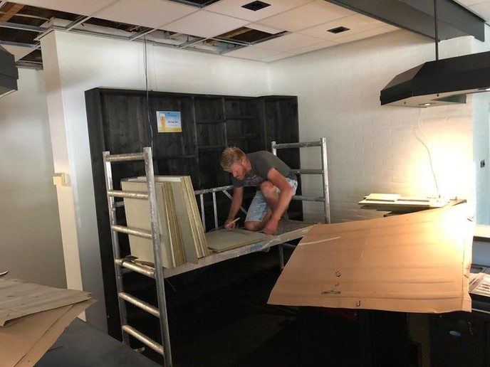 Sportpark Gerner spic en span na warme klussendag
