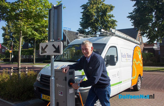 Woonstichting VechtHorst bezoekt klanten 100 procent elektrisch - Foto: Ingezonden foto