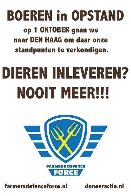 DalfsenNet 1 oktober met een live verslag boerenprotest
