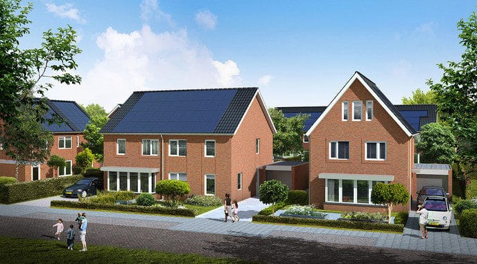 Graafwerkzaamheden gestart voor de bouw van 12 woningen