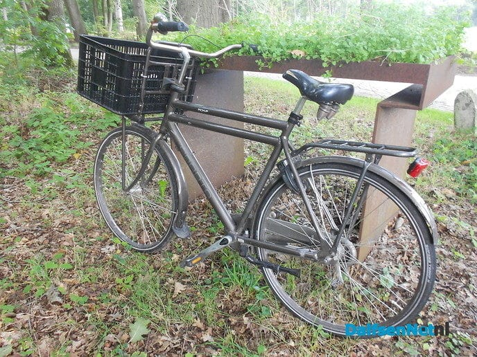 Ha, ha, de fiets is weer terug