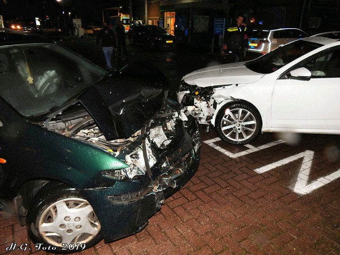 Aanrijding BP pompstation Rondweg