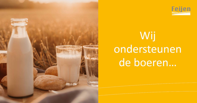 Diverse bedrijven ondersteunen de boeren