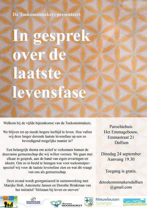 De Toekomstmakers over laatste levensfase - Foto: Eigen geleverde foto