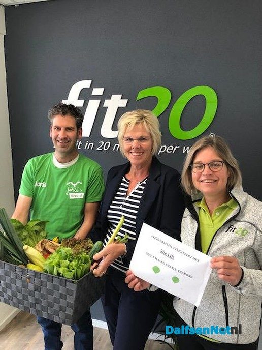 De 50e lid voor fit20 Dalfsen - Foto: Ingezonden foto