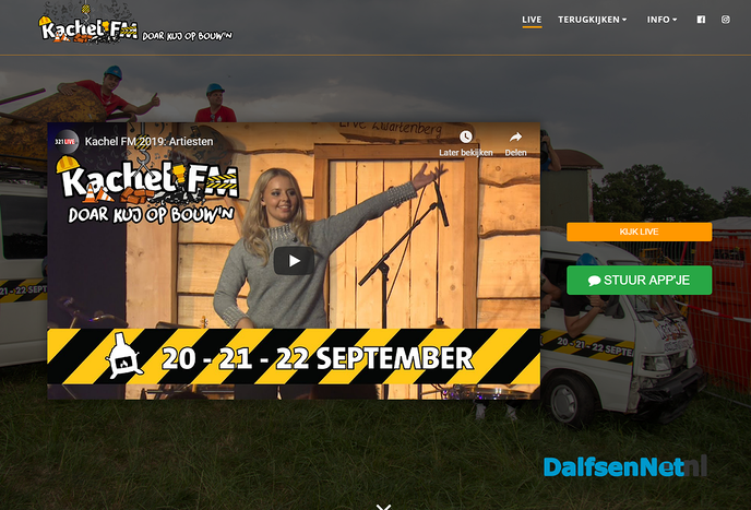 Kachel FM al druk aan het bouw’n
