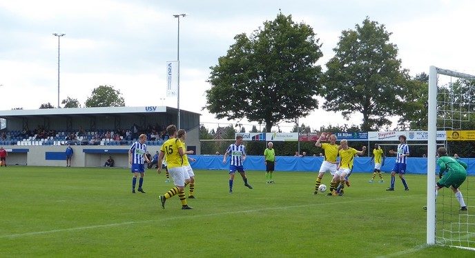 USV heeft geen kind aan SV Zwolle (4-0) - Foto: Eigen geleverde foto