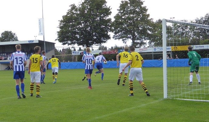 USV heeft geen kind aan SV Zwolle (4-0) - Foto: Eigen geleverde foto
