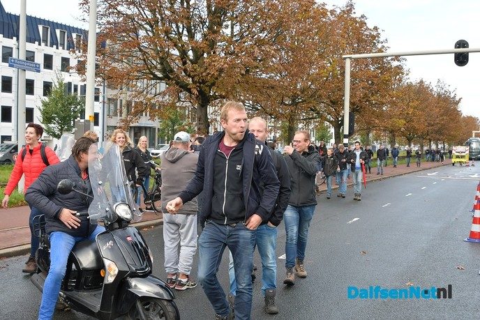 Boeren uit Dalfsen en omgeving naar Den Haag - Foto: Johan Bokma