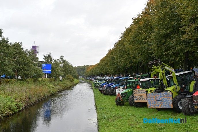 Boeren uit Dalfsen en omgeving naar Den Haag - Foto: Johan Bokma