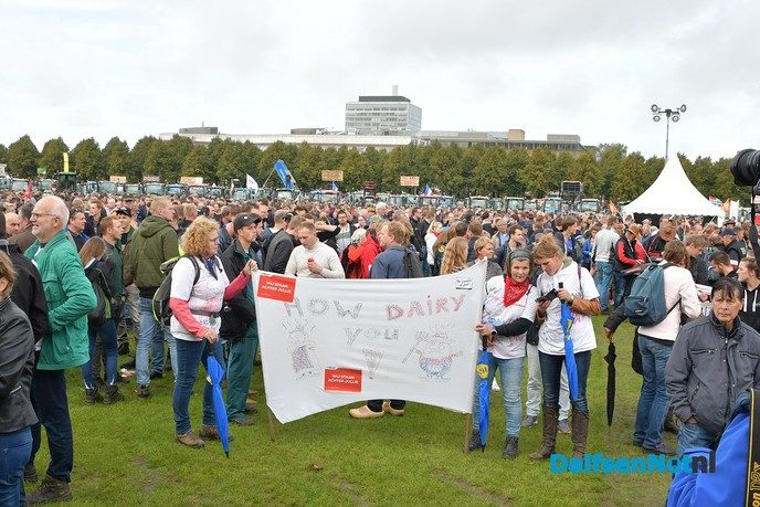 Boeren uit Dalfsen en omgeving naar Den Haag - Foto: Johan Bokma