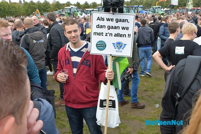 Boeren uit Dalfsen en omgeving naar Den Haag - Foto: Johan Bokma