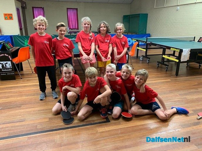 De Spiegel en De Polhaar domineren scholierentoernooi tafeltennis - Foto: Ingezonden foto