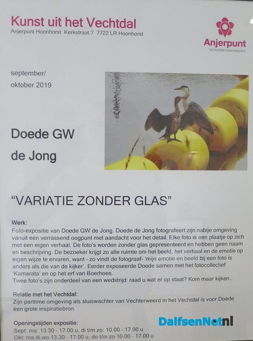 Prachtige foto expositie van Doede - Foto: Wim