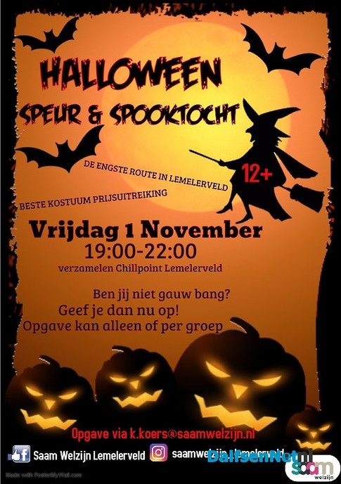 Halloween Speur & Spooktocht Saam Welzijn - Foto: Ingezonden foto