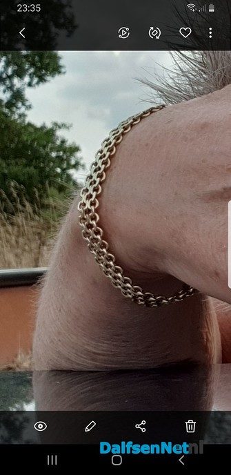Gouden armband verloren - Foto: Ingezonden foto