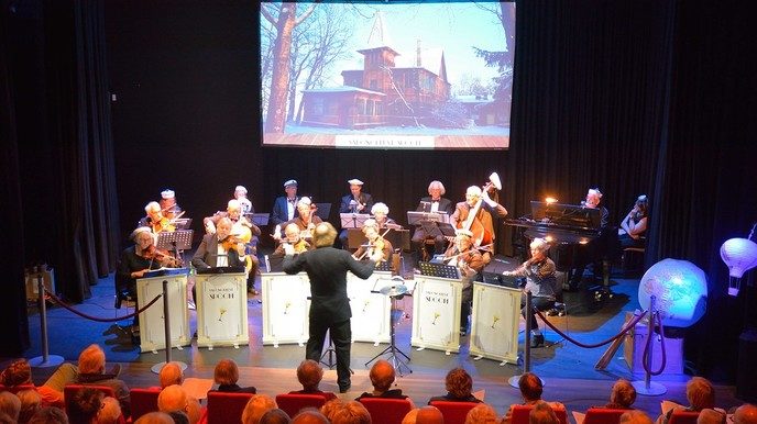 Salonorkest Spoom laat zich horen - Foto: Eigen geleverde foto