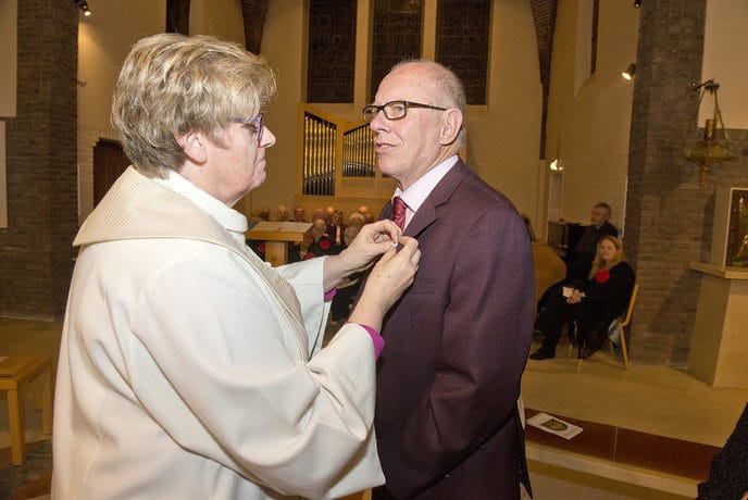 Rikus van der Vegt 60 jaar koorzanger - Foto: Ingezonden foto