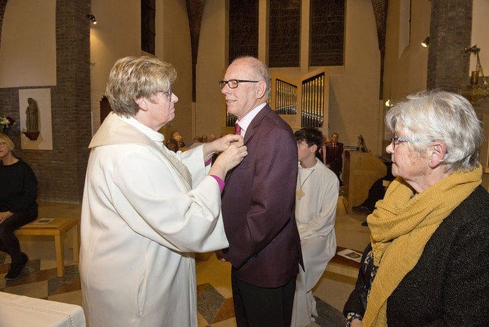 Rikus van der Vegt 60 jaar koorzanger - Foto: Ingezonden foto