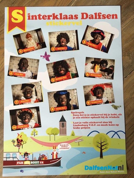 Sint en Piet plaatjes actie van Ondernemend Dalfsen! - Foto: Ingezonden foto