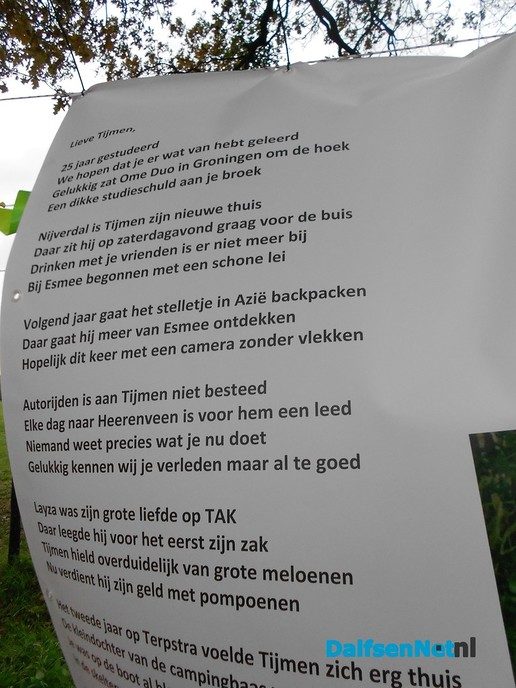 Ondanks de regen toch vrolijk gebeuren Heinoseweg