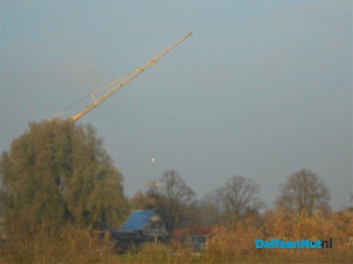 Bouw Kleine Veer, je ziet het al van ver