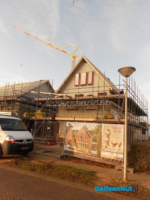 Bouw Kleine Veer, je ziet het al van ver