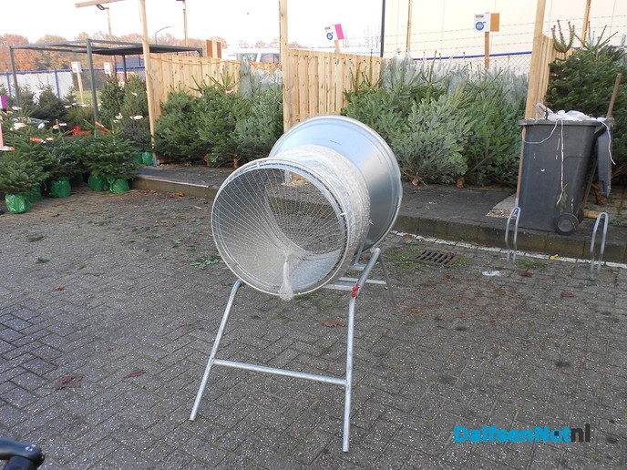 De kerstboomhandel al bezig