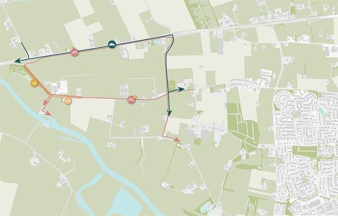 Veilig werken aan snelfietsroute Dalfsen – Zwolle - Foto: Ingezonden foto