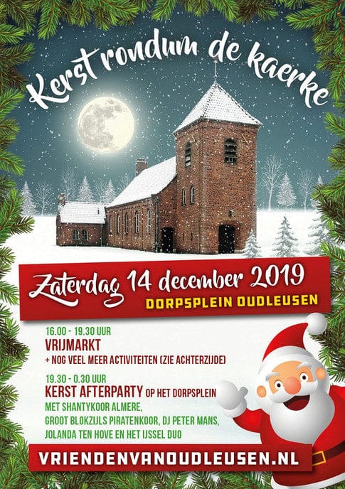Kerst rondum de Kaerke een prachtig evenement in Oudleusen.