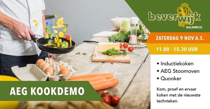 Live (kook)demonstratie bij Beverwijk Keukens in Balkbrug