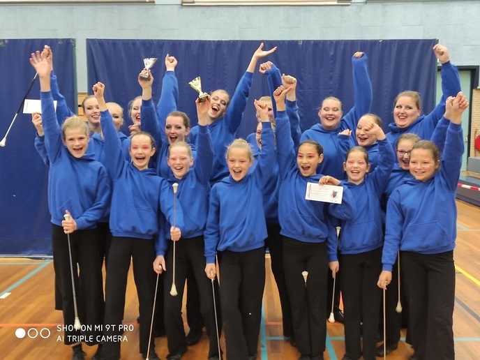 Majorettes van kampioen naar kampioenschap - Foto: Ingezonden foto