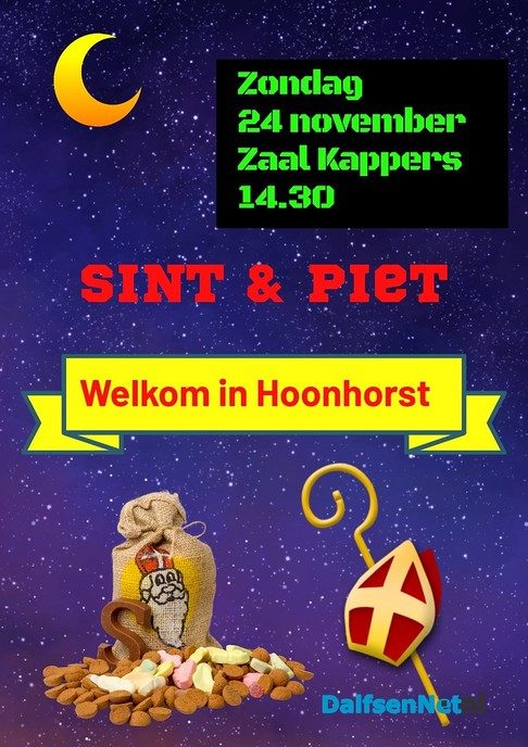 Sinterklaasintocht  Hoonhorst - Foto: Ingezonden foto