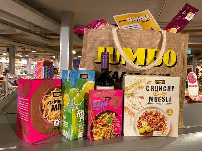 Er kunnen weer gratis boodschappen gewonnen worden!