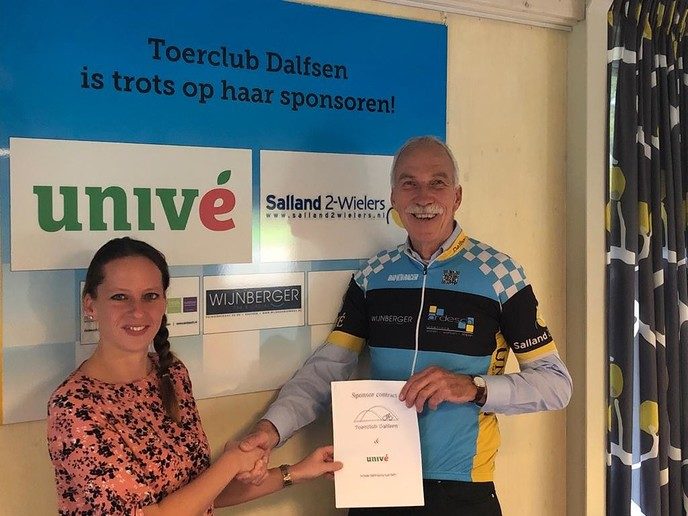 Toerclub Dalfsen verlengt jarenlange relatie met Univé ! - Foto: Eigen geleverde foto