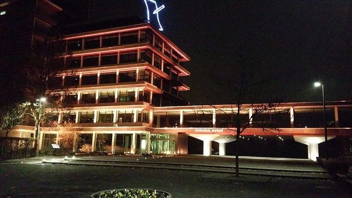 Provinciehuis Overijssel kleurt vanavond oranje - Foto: Eigen geleverde foto